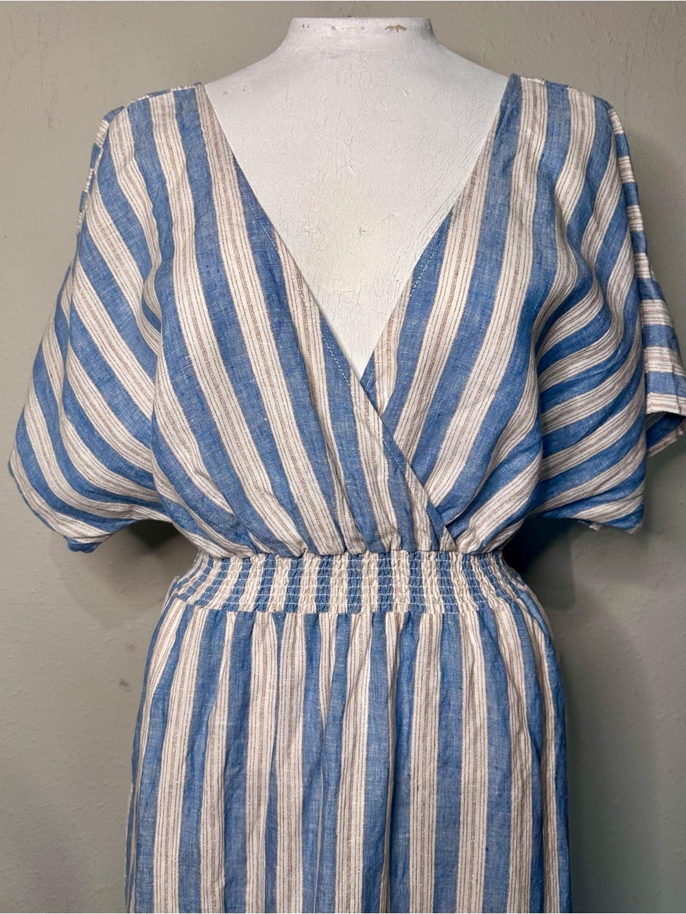 BODEN | linen blend kaftan/maxi dress - Picture 6 of 12
